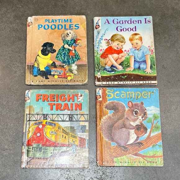 Vintage Rand McNally Elf Books Collection - Lot of 4 - Picture 8 of 8